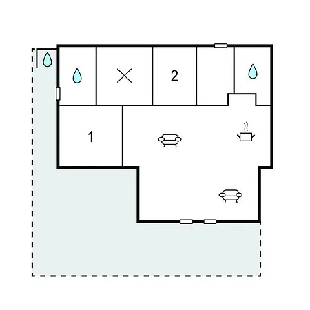 2 Bedroom Gorgeous In *
